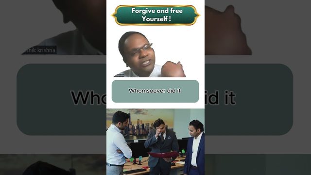 Short video: Forgive and free yourself